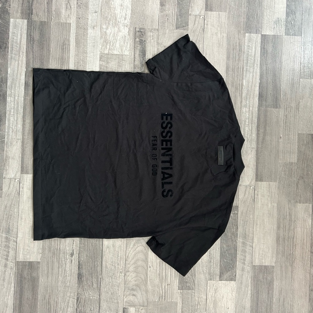 Essentials Classic Black Short Sleeve Tee - Picture 3 of 3